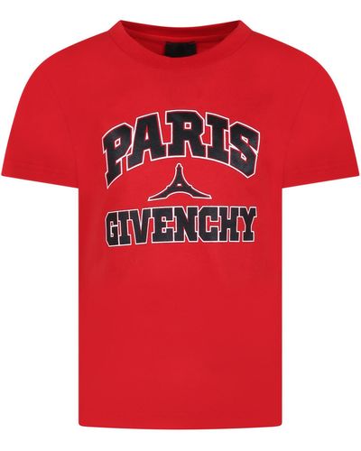 Givenchy Camiseta - Rojo