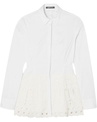 Lela Rose Shirt - White