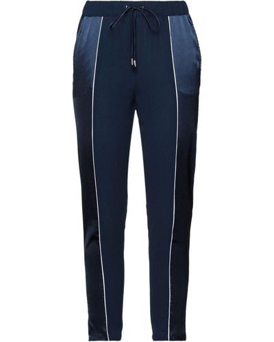 Liu Jo Midnight Trousers Polyester, Elastane - Blue