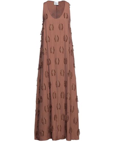Alysi Long Dress - Brown