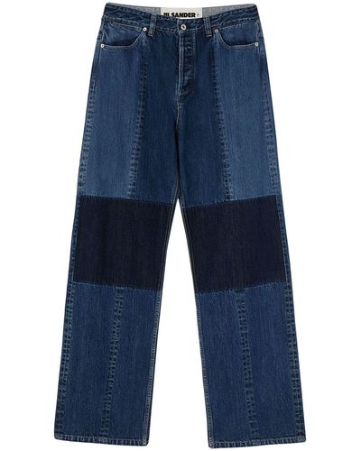 Jil Sander | Jeans con design patchwork | male | BLU | 30