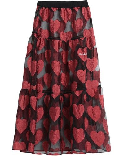 Love Moschino Maxi Skirt - Red