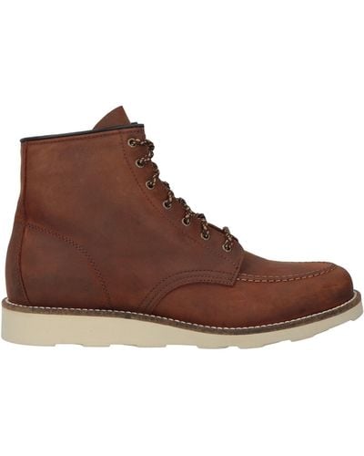 Maze Ankle Boots - Brown