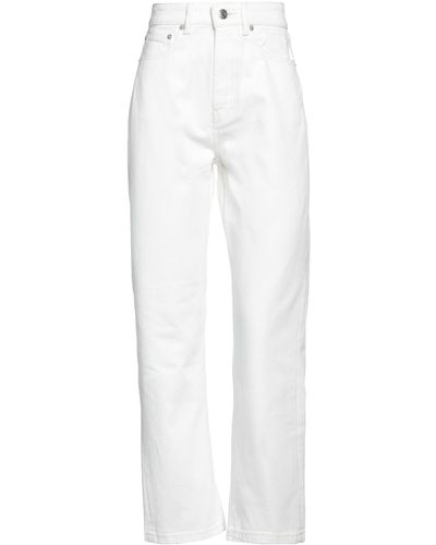 Maison Kitsuné Pantalon en jean - Blanc