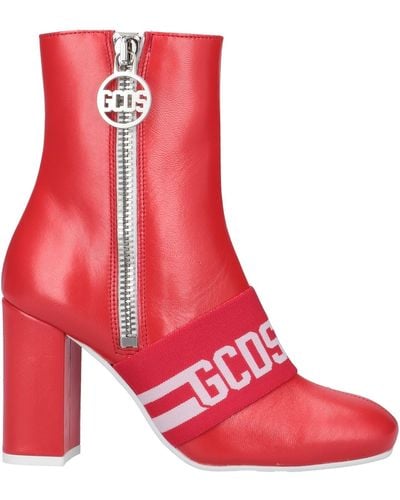 Gcds Ankle Boots - Red
