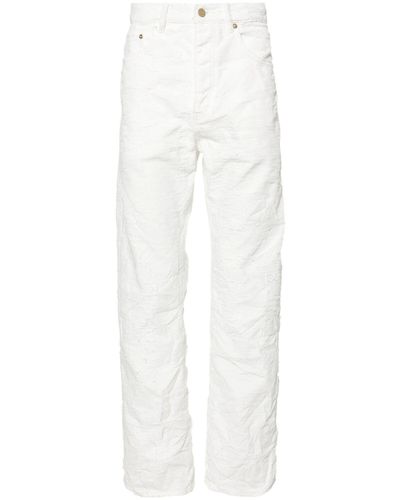 Purple Pantaloni Jeans - Bianco