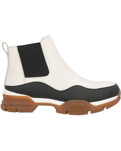Erika Cavallini Semi Couture Ankle Boots - White