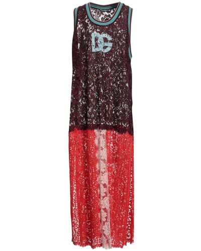 Dolce & Gabbana Maxi Dress - Red