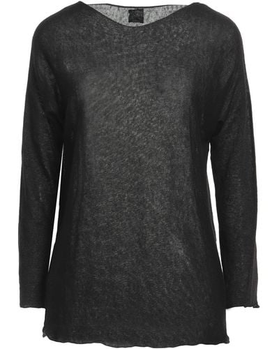 120% Lino Pullover - Schwarz