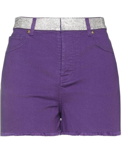 Alexandre Vauthier Denim Shorts - Purple