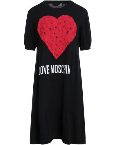 Love Moschino Minivestido - Negro