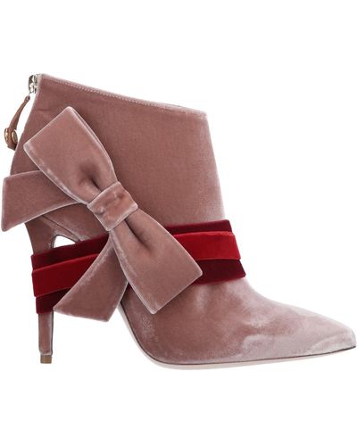 Fausto Puglisi Ankle Boots - Pink