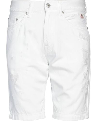 Roy Rogers Denim Shorts - White