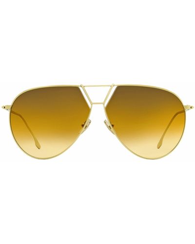 Victoria Beckham Sonnenbrille - Gelb