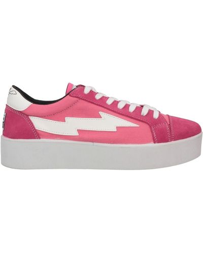 Sanyako Trainers Soft Leather, Textile Fibres - Pink