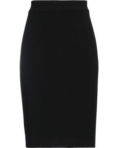 Emporio Armani Midi Skirt - Black