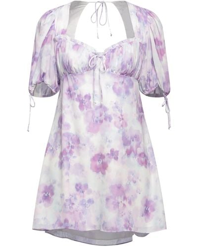 For Love & Lemons Mini Dress - Purple