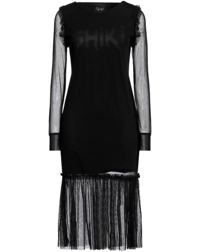 Shiki Midi Dress - Black