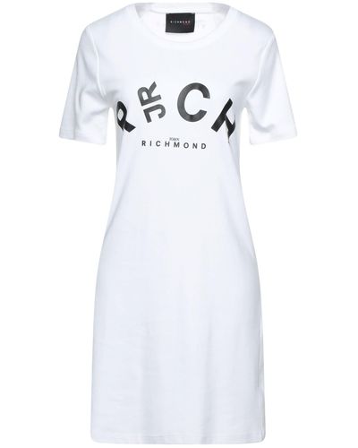 John Richmond mesh-panelled chain-detail minidress - Black