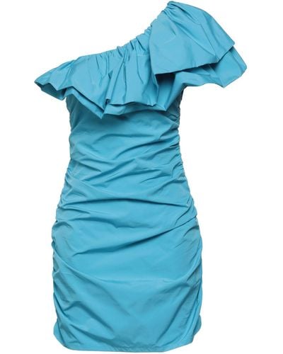 WEILI ZHENG Mini Dress - Blue