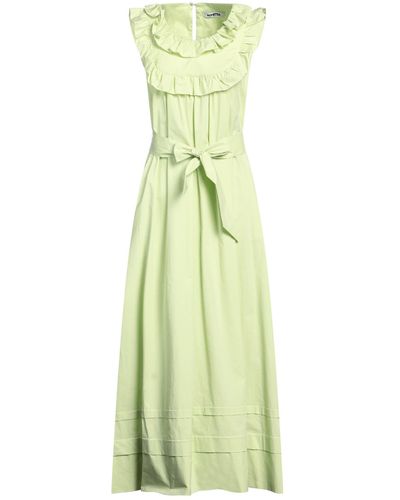Vivetta Acid Maxi Dress Cotton, Elastane - Green