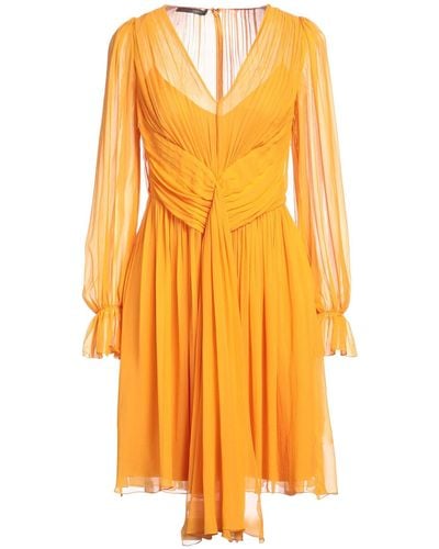 Alberta Ferretti Midi Dress - Orange