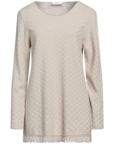 Le Tricot Perugia Sweater Virgin Wool, Silk, Cashmere - Natural
