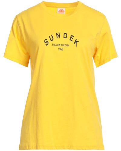 Sundek T-shirt - Yellow