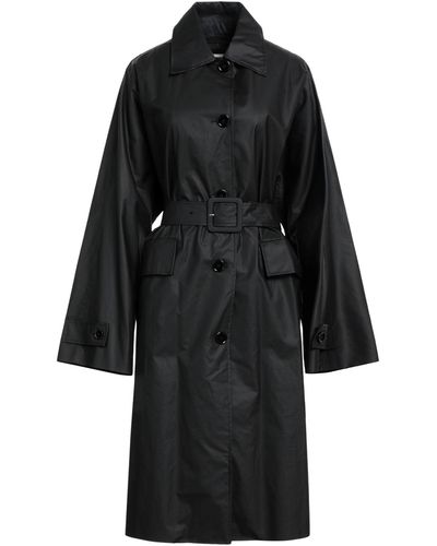 MM6 by Maison Martin Margiela Manteau long et trench - Noir