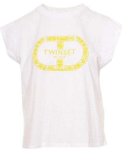 Twin Set T-shirts - Weiß