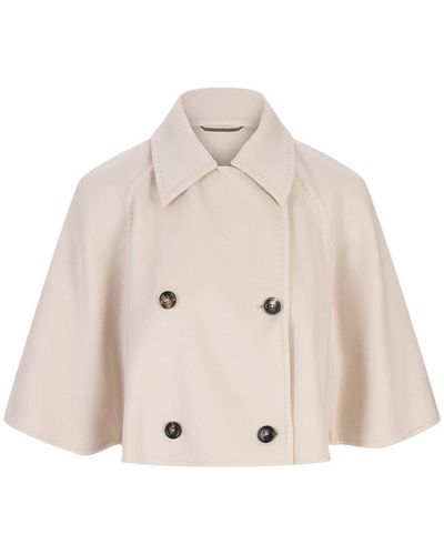 Max Mara Cape - Weiß