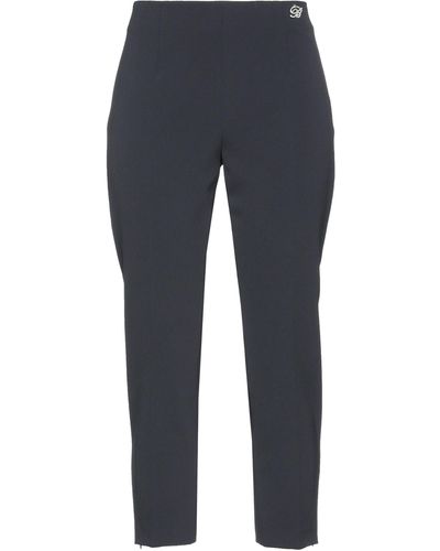 Blumarine Cropped Trousers - Blue