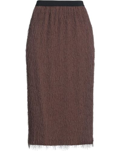 Jucca Midi Skirt - Brown