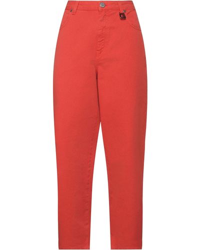 Gaelle Paris Pantalon en jean - Rouge