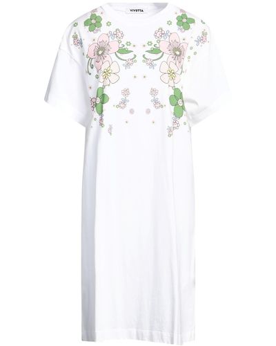 Vivetta Midi Dress Cotton - White