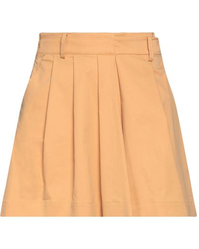 FRONT ROW SHOP Mini Skirt - Natural