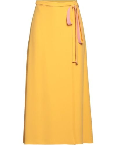 Valentino Garavani Midi Skirt - Yellow