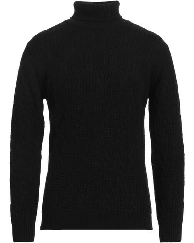 Grey Daniele Alessandrini Rollkragenpullover - Schwarz