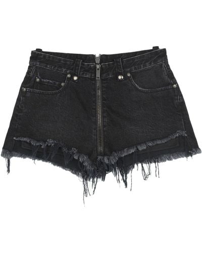 Unravel Project Denim Shorts - Black