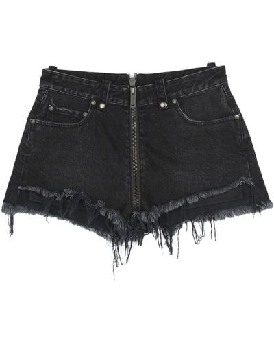 Unravel Project Shorts Jeans - Nero