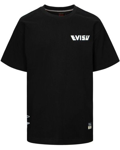 Evisu T-shirts - Schwarz