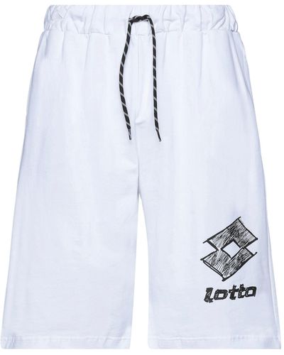 Lotto Leggenda Shorts & Bermuda Shorts - White