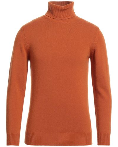 Tsd12 Turtleneck Wool, Viscose, Polyamide, Cashmere - Orange
