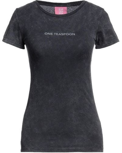 One Teaspoon Camiseta - Negro