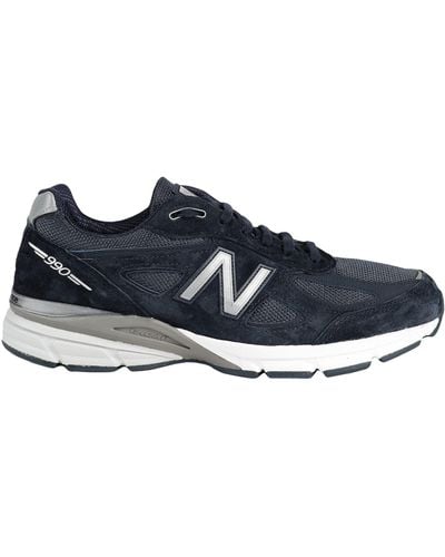 New Balance 990 Sneakers Textile Fibers, Leather - Blue