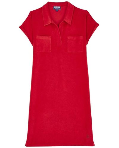 Vilebrequin Midi-Kleid - Rot
