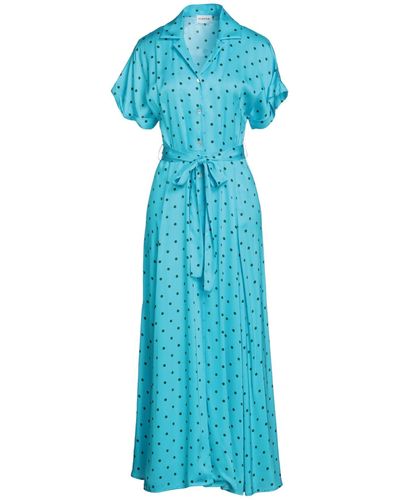 P.A.R.O.S.H. Maxi Dress - Blue