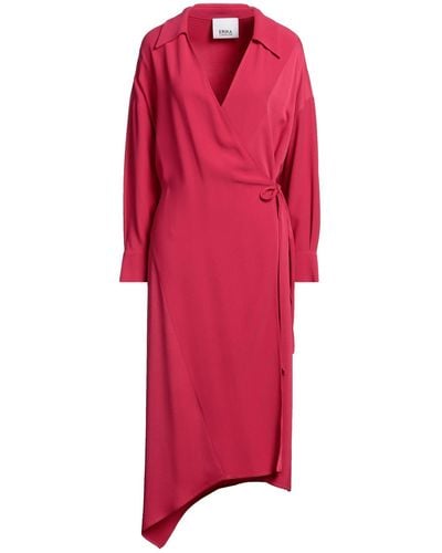 Erika Cavallini Semi Couture Robe midi - Rouge