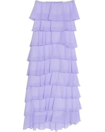 Soallure Maxi Skirt - Purple