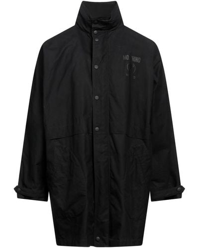 Moschino Overcoat & Trench Coat - Black